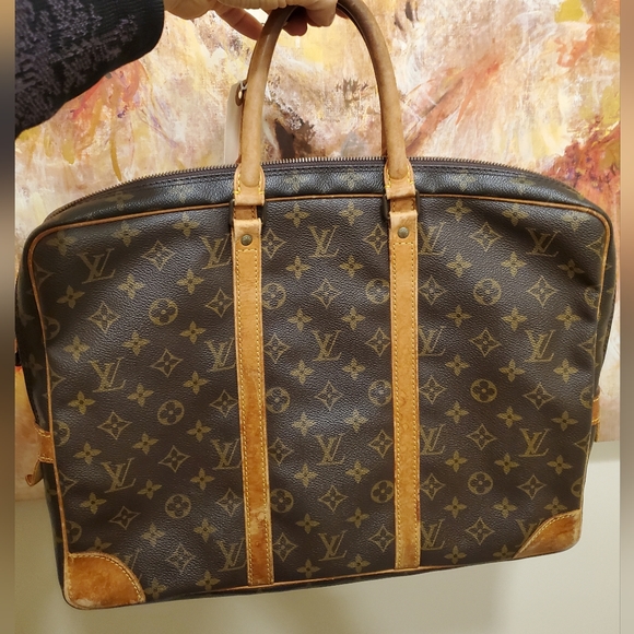 Louis Vuitton large monogram zipped travel bag or briefcase - Picture 2 of 14